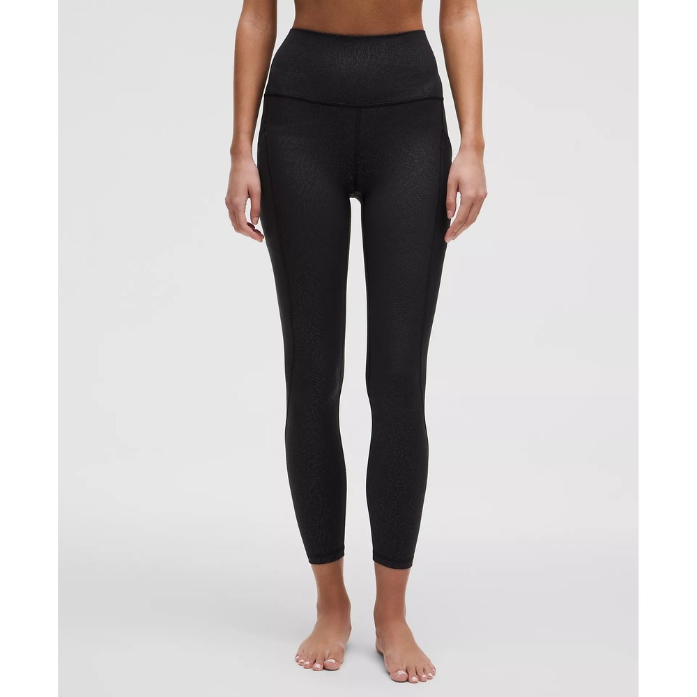 Lululemon Align Pant with Pockets 25"-Ripple Emboss Black